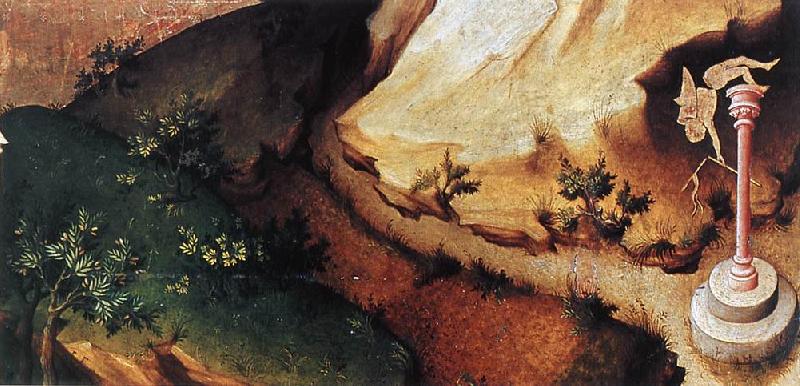 BROEDERLAM, Melchior The Flight into Egypt (detail) oil painting image
